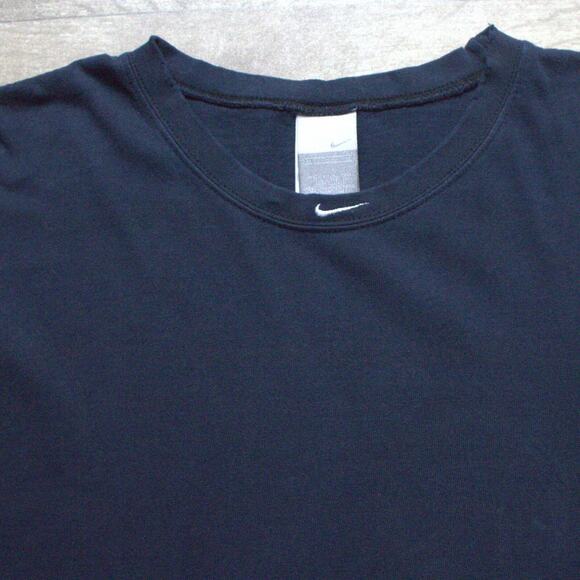 Vintage Nike Shirt Mens M Black Sleeveless Center Swoosh Streetwear Basketball - Picture 3 of 6